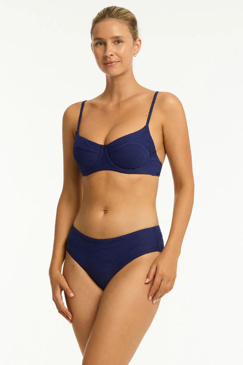 Sea Level De Soleil Mid Bikini Bottom